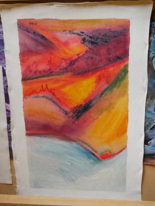 She is known for her portraits, abstract works, landscapes and spiritual subjects. 