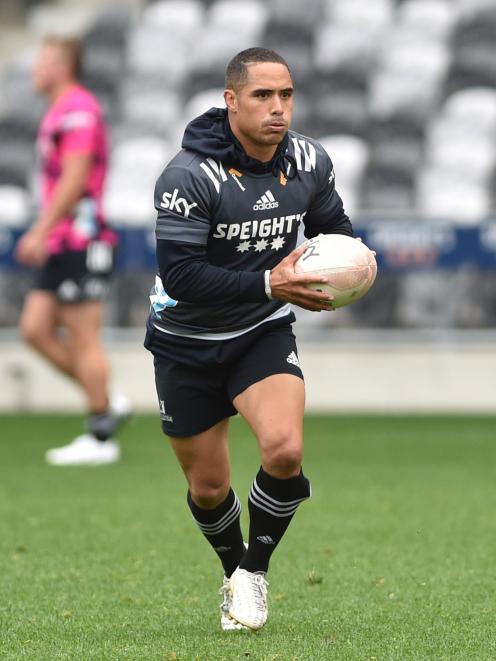 Highlanders co-captain Aaron Smith at training at Forsyth Barr Stadium this week.PHOTO: GREGOR...