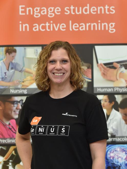 ADInstruments head of education products Amy Bucher at the company’s head office in Dunedin....