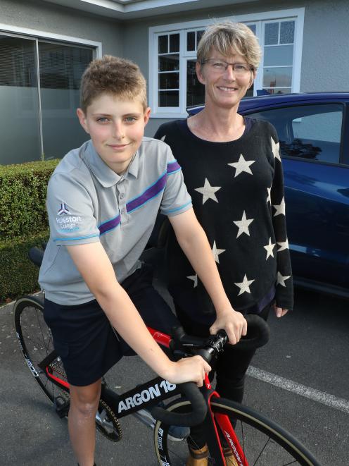 Penny Thomson appreciates the support Canterbury Track Cycling’s network has provided Lizzy....