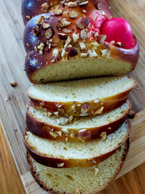Slices of Tsoureki are a delicious treat for Easter. PHOTO: KEVIN GILBERT
