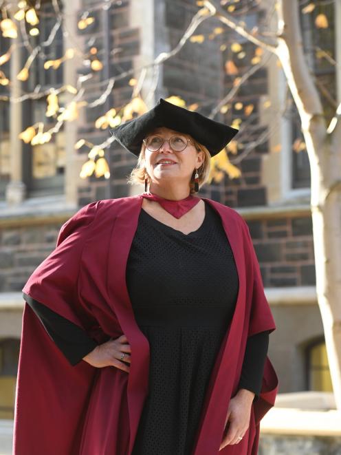 Silke Morrison will graduate from the University of Otago today with a PhD in medicine. PHOTO:...