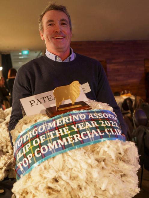 Charlie Hore, of Patearoa Station, winner of the commercial flock in the Clip of the Year...