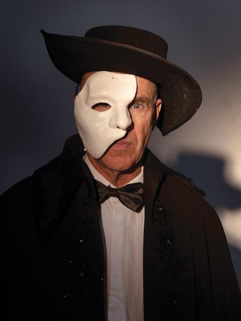 West Otago Theatrical Society member Jeff Rea will play the part of the phantom in the society’s...