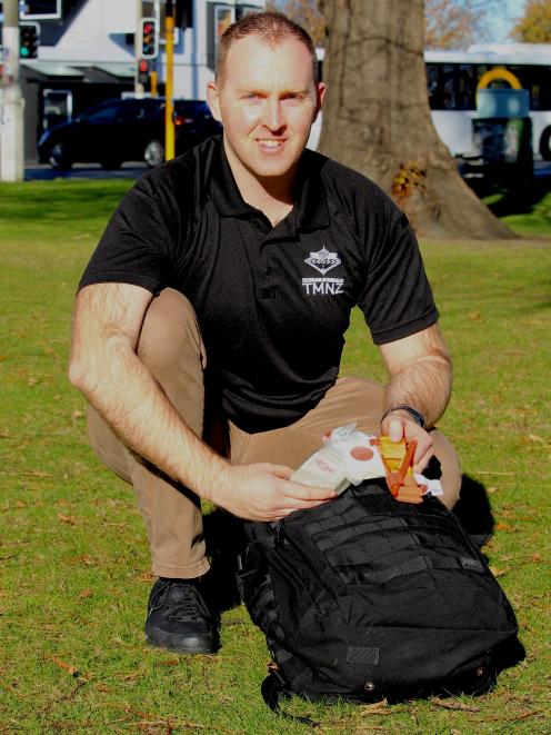 Kaitiaki Ora Tactical Medicine New Zealand president Alex McDonald says carrying a few simple...