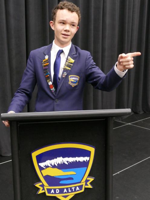James Scoles says his final year at Wakatipu High School has been more chaotic than previous...