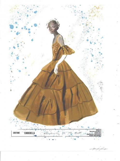 Emma Kingsbury’s designs include Cinderella at the ball.