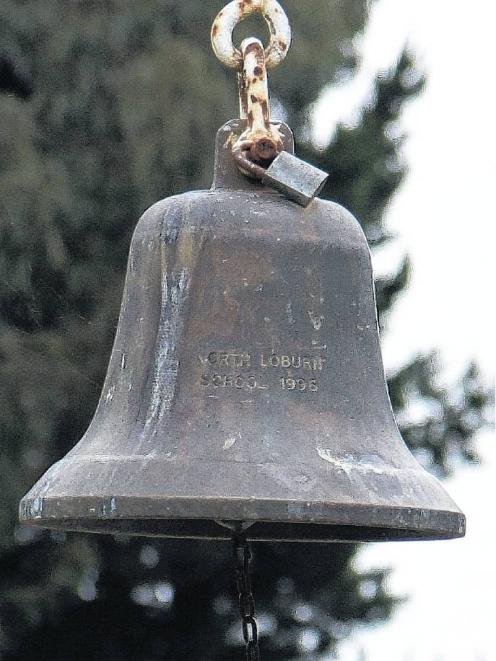 The brass bell that was stolen from the Tihiraki North Loburn School last week. PHOTO: SUPPLIED