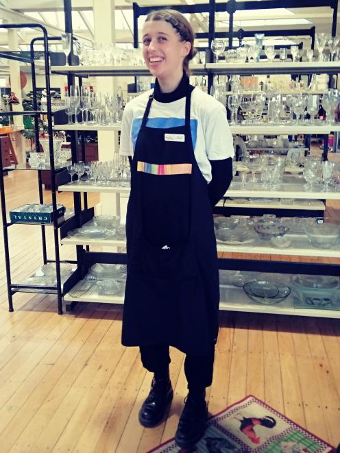 Vogel St Hospice Shop manager Taarn Scott is looking forward to welcoming new volunteers to the...