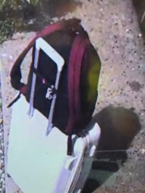 Queenstown police want to locate the man's luggage. PHOTOS: SUPPLIED