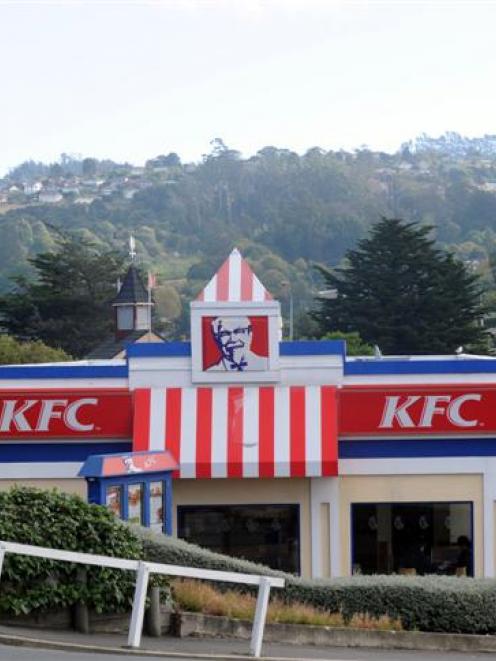 The Roslyn KFC outlet, scene of an oil and fat discharge. Photo by Craig Baxter.