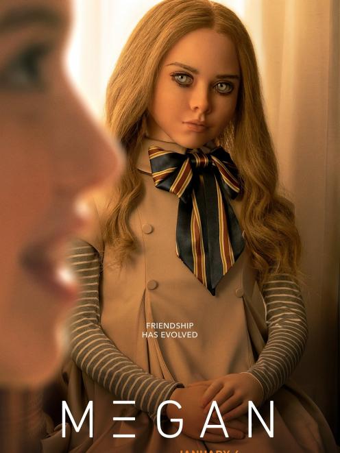 Poster for hit film M3GAN.