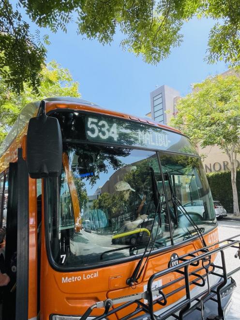 The 534 bus to Malibu.