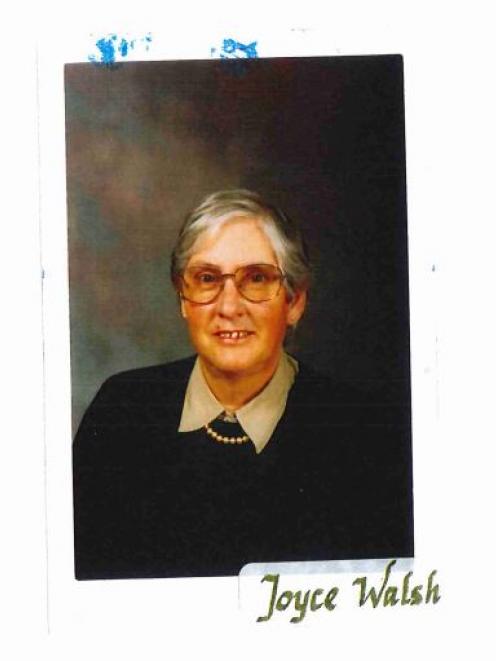 Joyce Walsh's umpire photo, which sits in the Christchurch Netball Centre's umpire room at Hagley...
