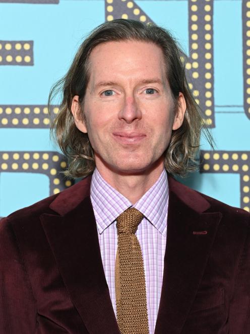 American film director Wes Anderson attends the The French Dispatch - Paris Gala Screening at...