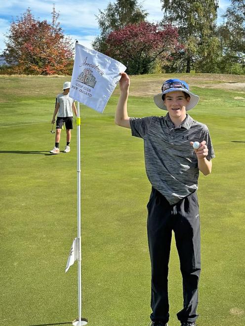 Jackson Smith made a hole in one.