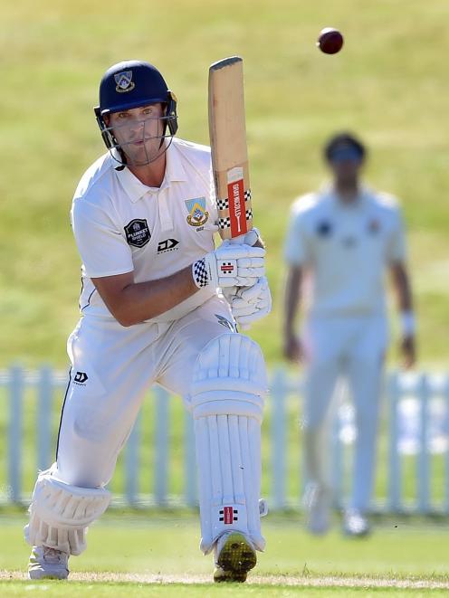 Otago batter Dean Foxcroft in action during the Plunket Shield game between the Volts and the...