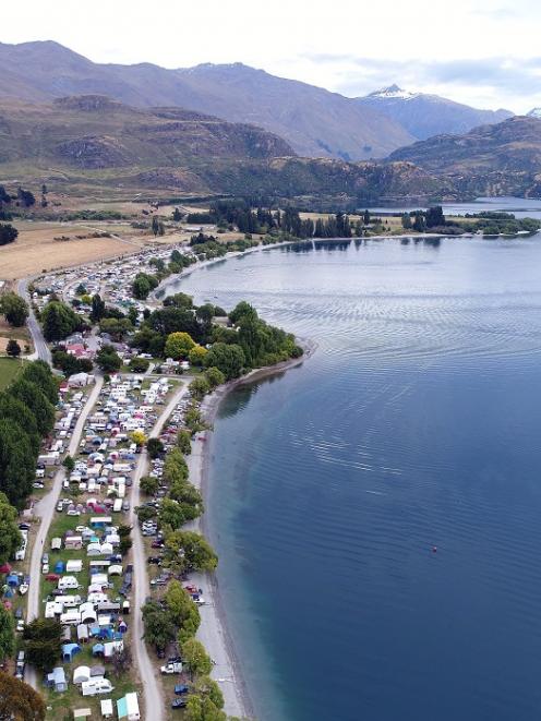 The Glendhu Bay camping ground. PHOTO: ODT FILES