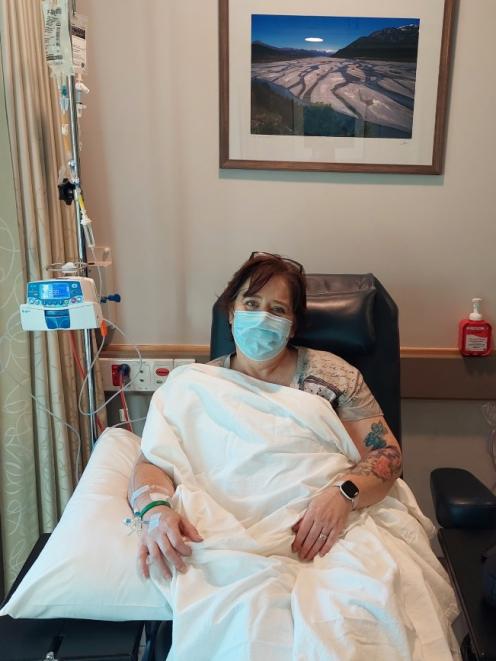 Erin Trethewey began chemotherapy and immunotherapy last month, shortly after being diagnosed...