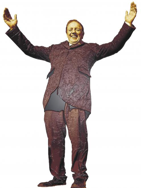 What a possible statue in Invercargill to honour former mayor Sir Tim Shadbolt could look like....