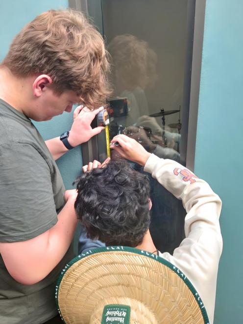 A group of Te Aratai College students have started their own decal business. Photo: Supplied