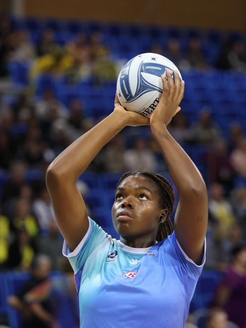 Grace Nweke shoots for the Northern Mystics earlier this year. PHOTO: ODT FILES