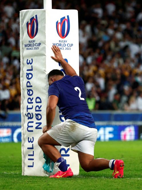 Samoa's Sama Malolo after the match. Photo: Reuters