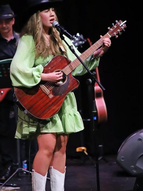 Molly Harrision performs at the Aotearoa Country Music Awards. PHOTO SUPPLIED