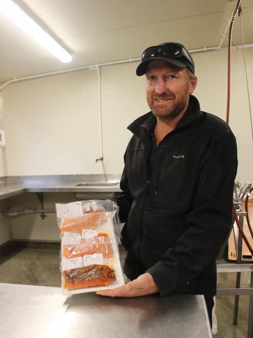 Ben Monk promoting his product when the highway was open and tourists had access. PHOTO: PARINGA...