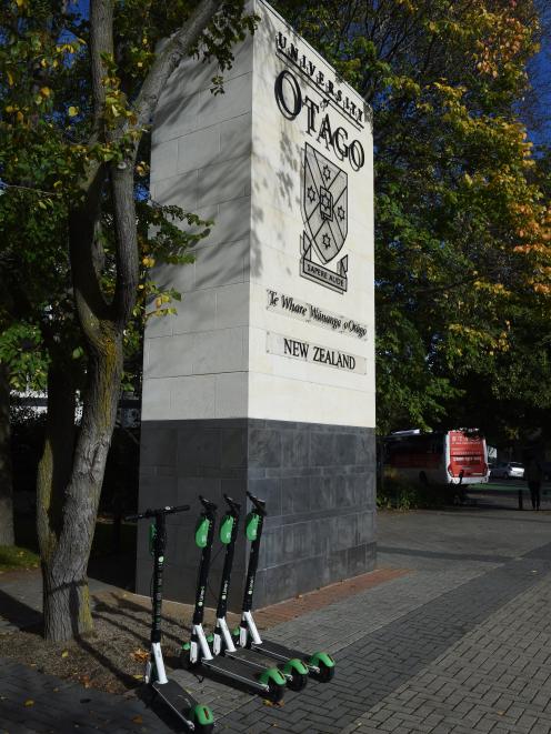 Lime scooters will leave Dunedin at the end of this month to be replaced by rival company Neuron...