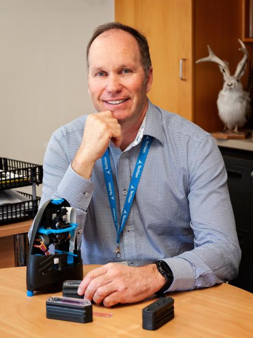 Techion founder 
and managing 
director Greg 
Mirams with a 
Micro-I.
PHOTO: SUPPLIED