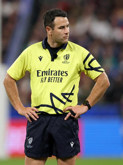Kiwi referee Ben O’Keeffe. Photo: Getty Images