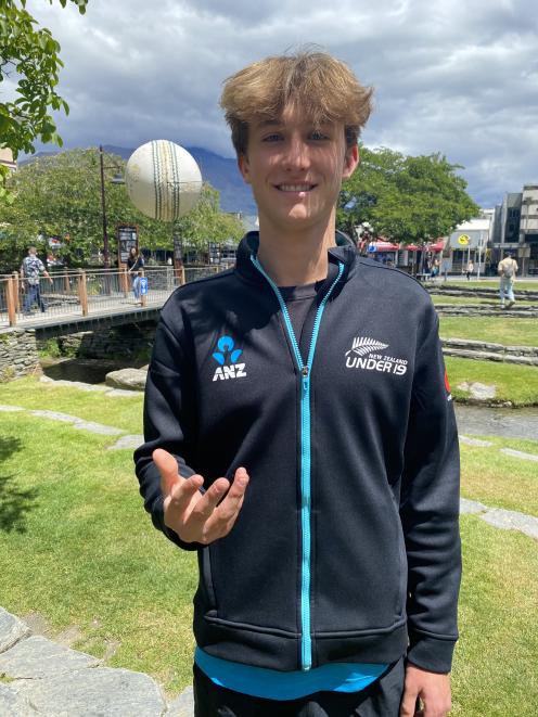 Mason Clarke’s reaction to being selected for the U19 Cricket World Cup in South Africa. PHOTO:...