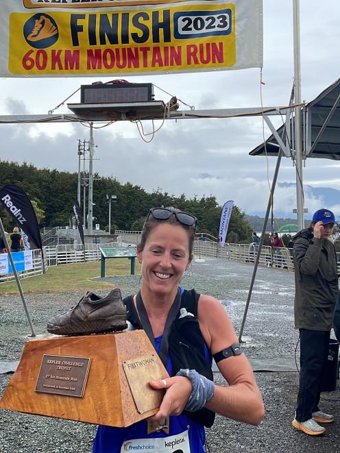 Katie Morgan celebrates Kepler Challenge success on Saturday