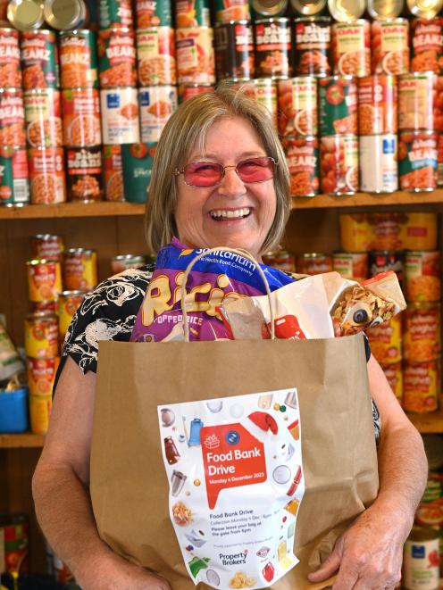 Mosgiel Community Foodbank co-ordinator Michelle Kerr is stoked with the response to Monday night...