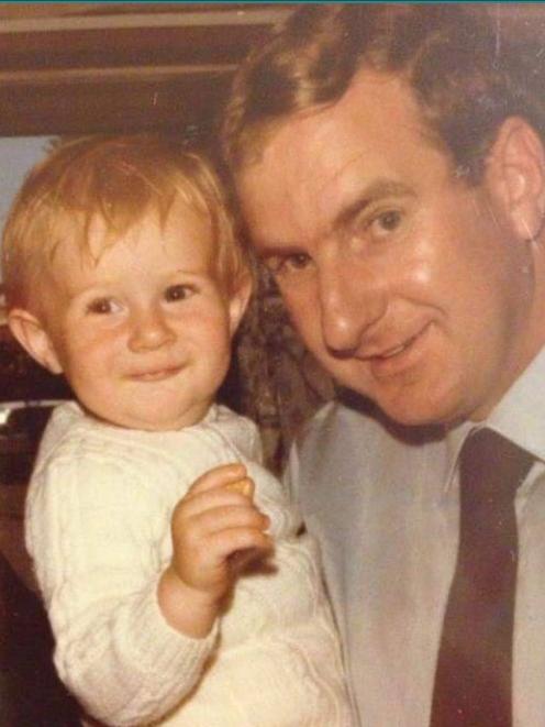David Biddick with his son James. Photo: Supplied