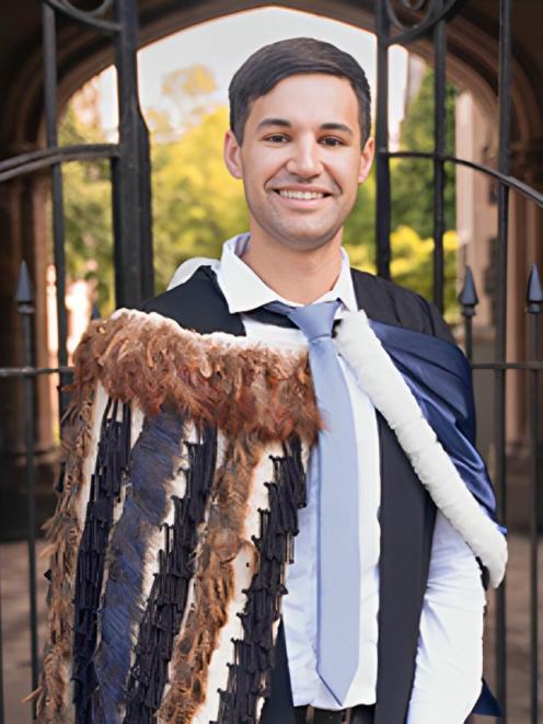 University of Otago student Tane Whitehead graduates with honours in sport and exercise science....