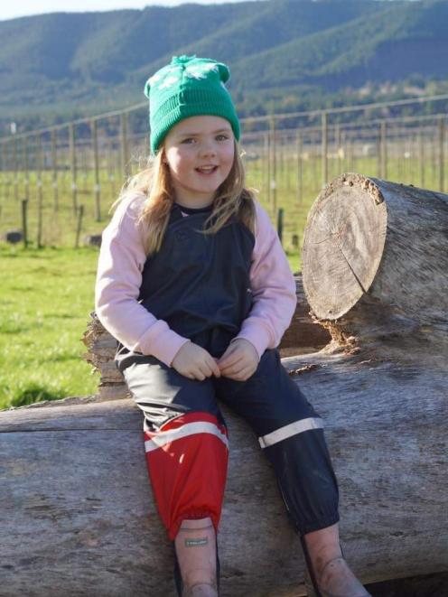 Grace Quinlan, 4, in happier times, before being diagnosed with leukaemia. PHOTOS: SUPPLIED
