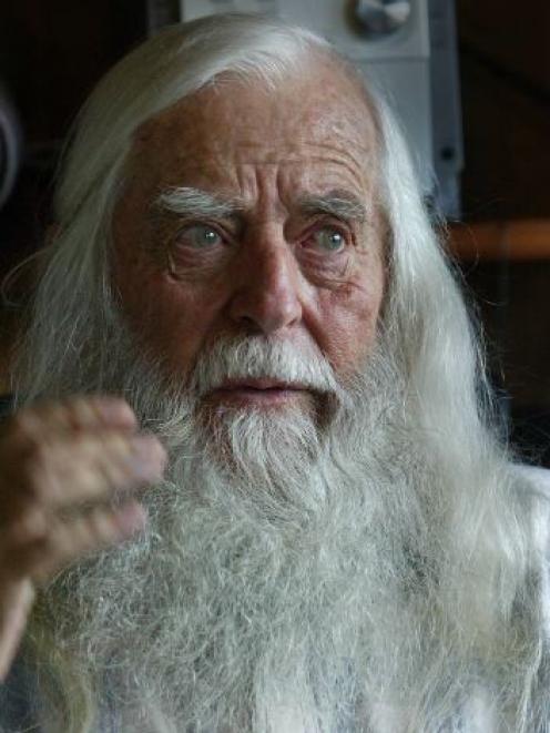 Bert Potter, photographed in 2005, acted as spiritual head of the Centrepoint commune. Photo:...