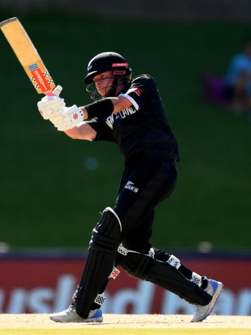 Zac Cumming on his way to 16 for the New Zealand under-19 team yesterday. PHOTO: GETTY IMAGES