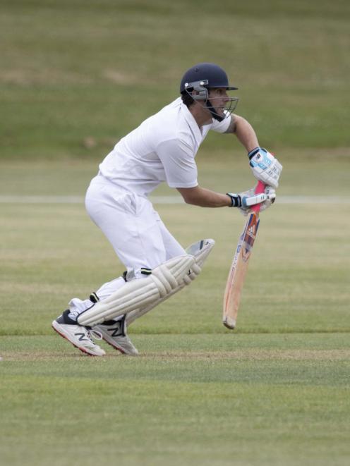 Southland's Nick Johnstone bats during a Hawke Cup match earlier in the tournament. PHOTO: SUPPLIED