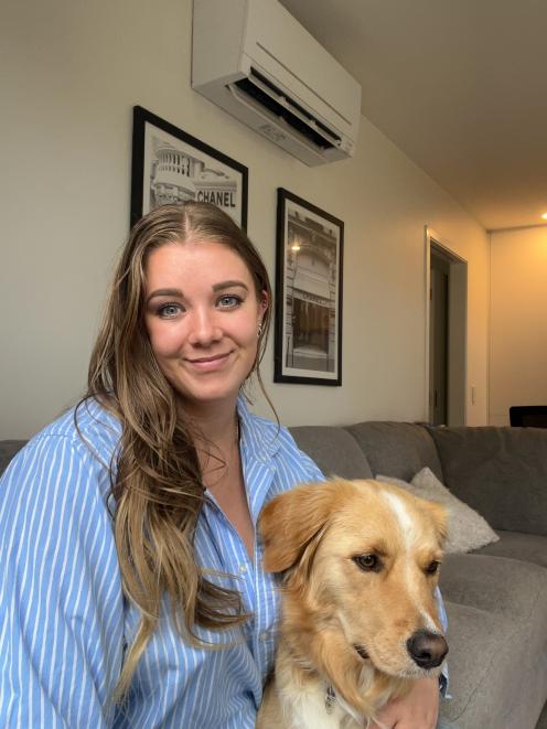 Inaugural Rotaract Central Lakes president, Jess Pauling with her dog, Harry. PHOTO: SUPPLIED