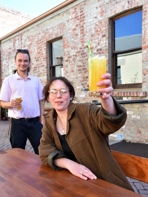 Co-owners Andrew Frost and Jenny Duncan at their new bar Pearl Diver at 73 St Andrew St, which...