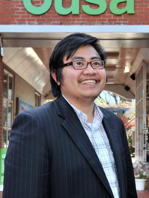 Newly-elected OUSA president Francisco Hernandez in 2012. PHOTO: ODT FILES