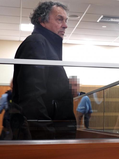 Cowboy Paradise owner Michael Kevin Milne in the Greymouth District Court dock on March 27 as a...