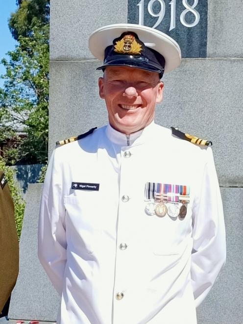 Regional Naval Officer Lieutenant Commander Nigel Finnerty.