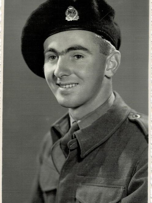 James Quested as a young man in his Armoured Service uniform. PHOTOS: SUPPLIED