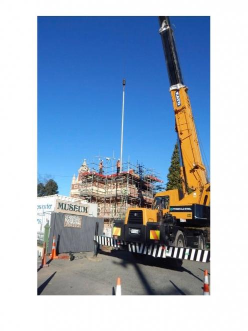 Construction work — which involved chimney strengthening — has been completed. PHOTO: SUPPLIED