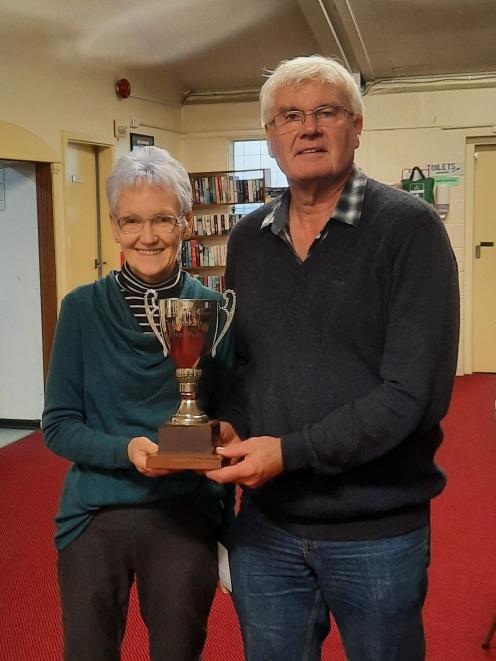 Mary and David Mealings took out the mixed pairs for the Goodman Cup on Sunday and will represent...