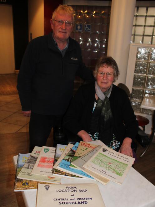 Displaying the last of the farm location books which are for sale are Brian Gray of Wyndham and...